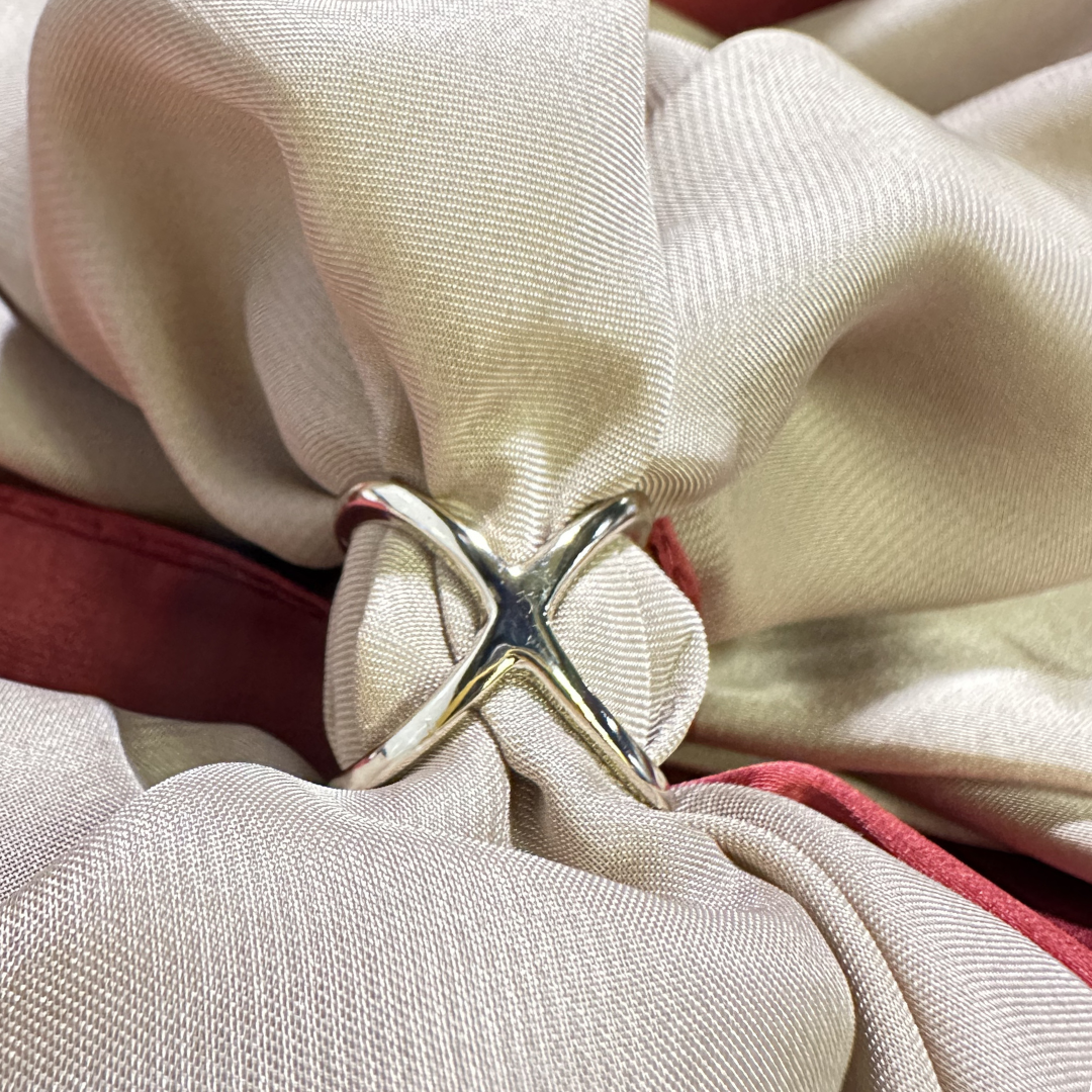 Cross Scarf Ring