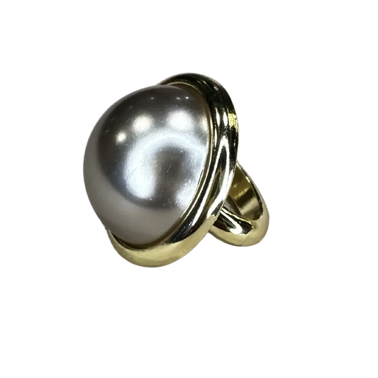 Scarf Buckle Disc shaped (Silver)