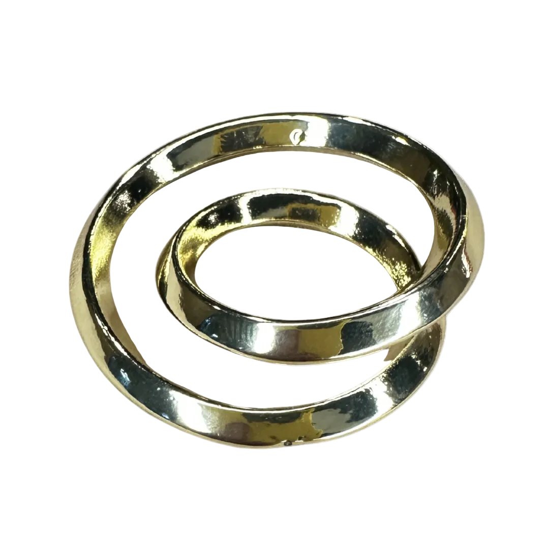 Scarf Buckle- Double Circular Bands