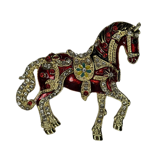 Cheval émaillé