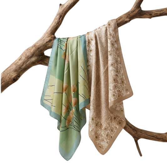 The Botanical Set – Scarf Duo for Her