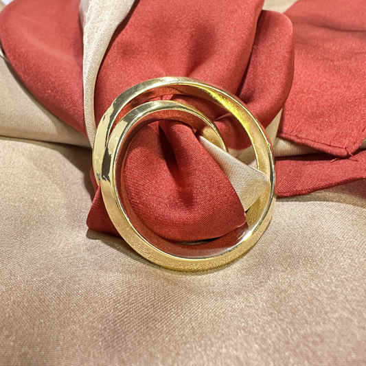 Scarf Buckle- Double Circular Bands